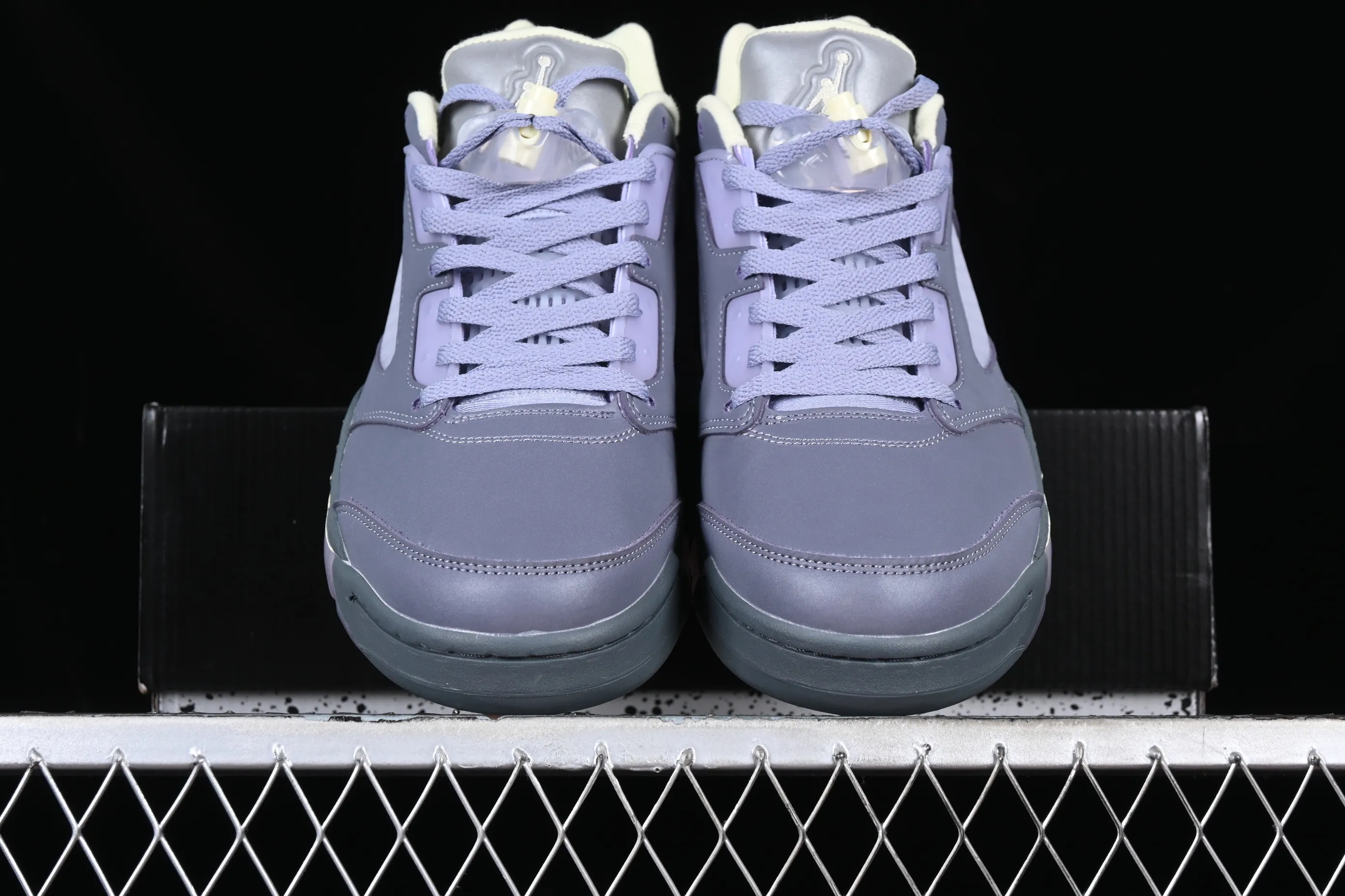 All categories Air Jordan Jordan series basketball shoes Air Jordan 5 Air Jordan 5 Low "Indigo Haze" AJ5 Joe 5 3M reflective indigo haze low-top basketball shoes FJ4563-500